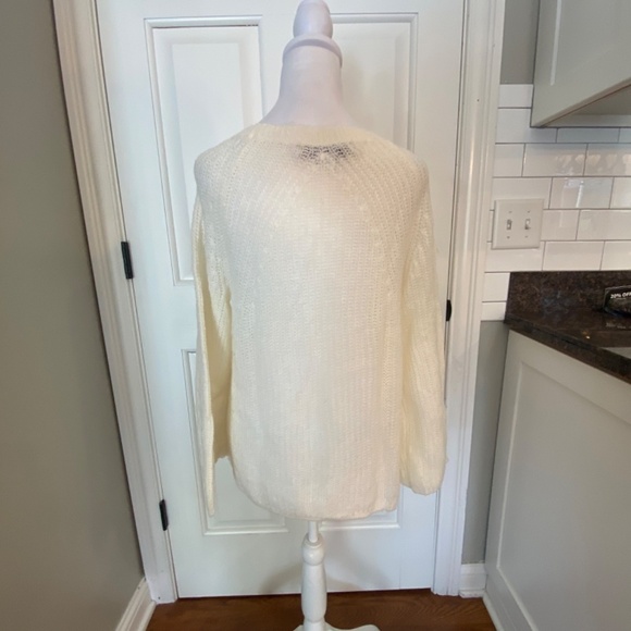 Project Naadam crewneck Sweater Ivory cream 33506 - Picture 6 of 11